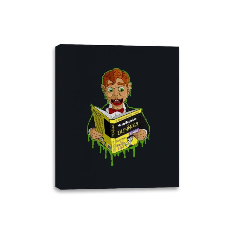 Reading Dummy - Canvas Wraps Canvas Wraps RIPT Apparel 8x10 / Black