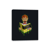 Reading Dummy - Canvas Wraps Canvas Wraps RIPT Apparel 8x10 / Black