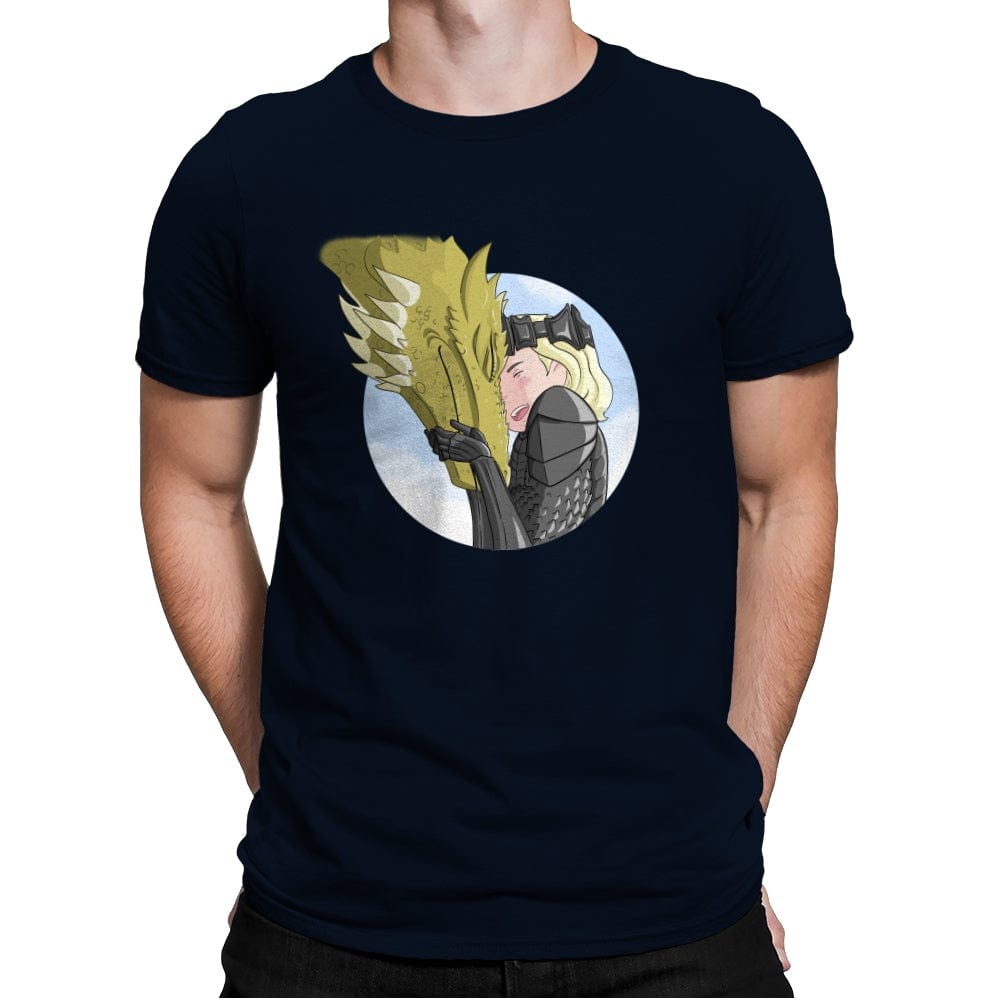 Real Friends - Mens Premium T-Shirts RIPT Apparel Small / Midnight Navy