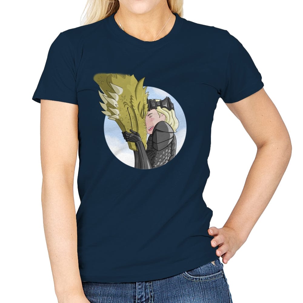 Real Friends - Womens T-Shirts RIPT Apparel Small / Navy