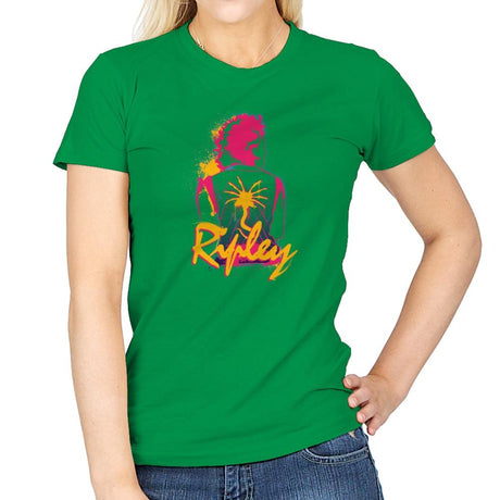 Real Hero - Graffitees - Womens T-Shirts RIPT Apparel Small / Irish Green