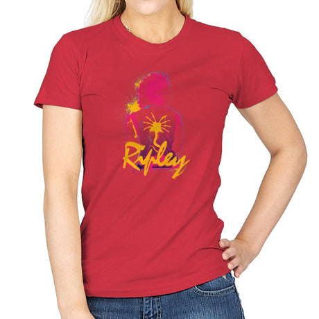 Real Hero - Graffitees - Womens T-Shirts RIPT Apparel Small / Red