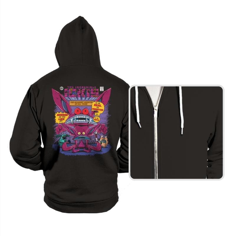 Real Monster - Hoodies Hoodies RIPT Apparel Small / Black