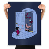 Real Monsters, Inc! - Prints Posters RIPT Apparel 18x24 / Navy