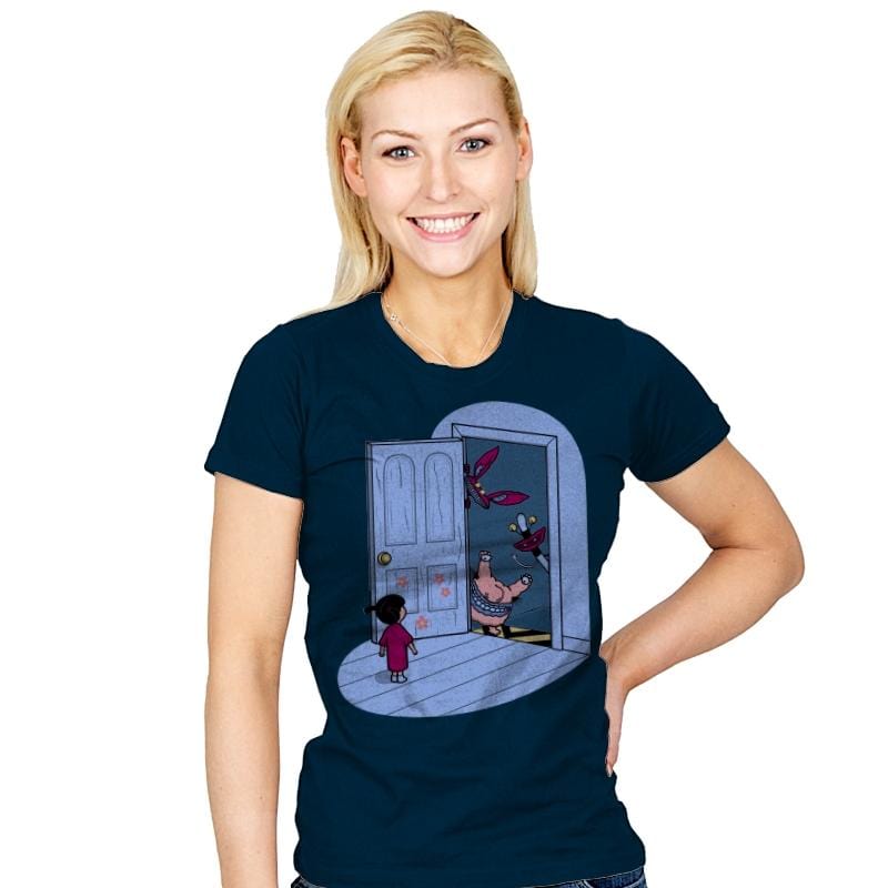 Real Monsters, Inc! - Womens T-Shirts RIPT Apparel Small / Navy