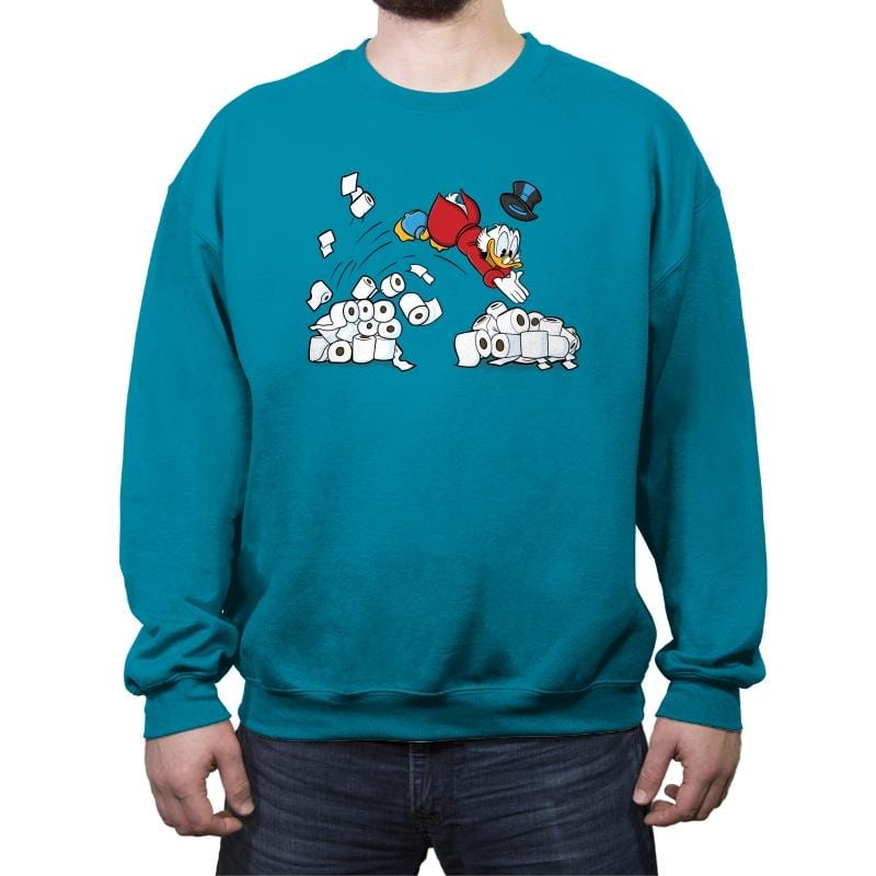 Really Rich - Crew Neck Sweatshirt Crew Neck Sweatshirt RIPT Apparel Small / Antique Sapphire