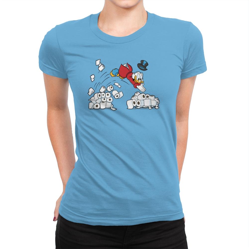 Really Rich - Womens Premium T-Shirts RIPT Apparel Small / Turquoise