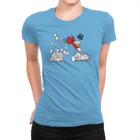 Really Rich - Womens Premium T-Shirts RIPT Apparel Small / Turquoise