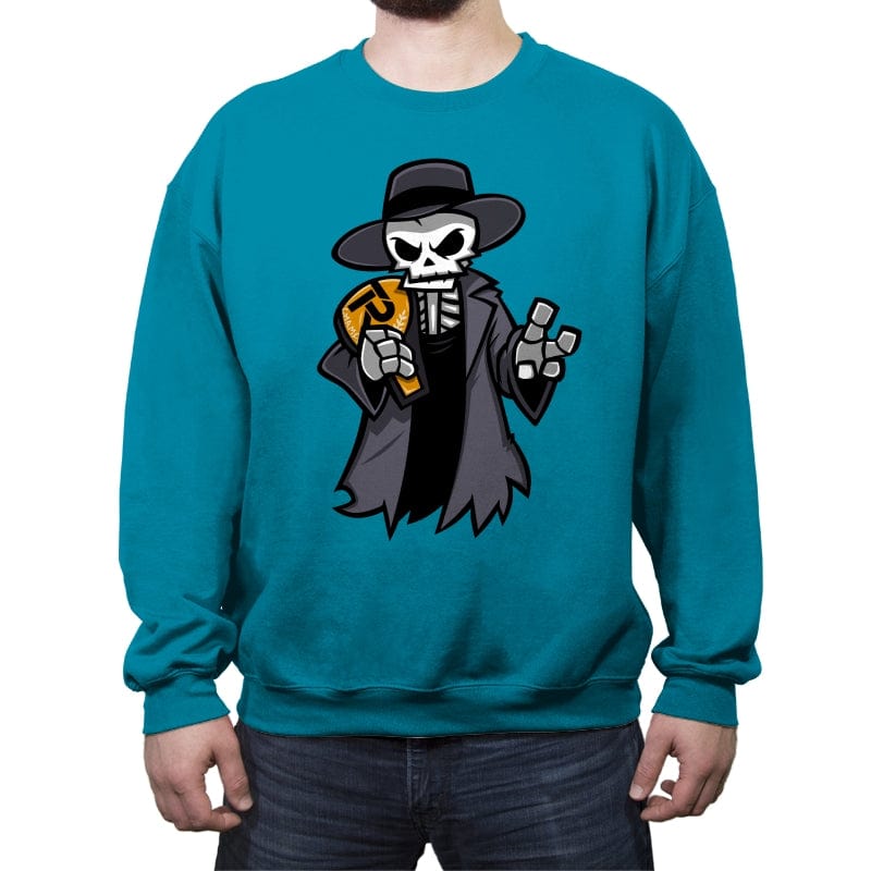 Reaper 6 - Crew Neck Sweatshirt Crew Neck Sweatshirt RIPT Apparel Small / Antique Sapphire