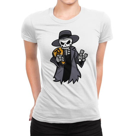 Reaper 6 - Womens Premium T-Shirts RIPT Apparel Small / White