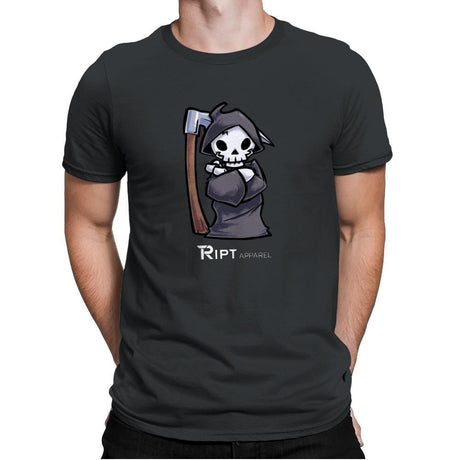 Reaper Arms Crossed - Mens Premium T-Shirts RIPT Apparel Small / Heavy Metal