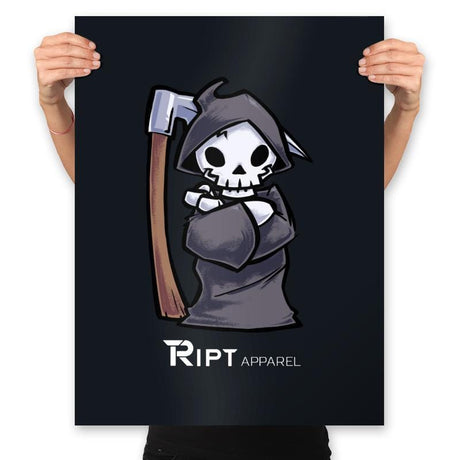 Reaper Arms Crossed - Prints Posters RIPT Apparel 18x24 / Black