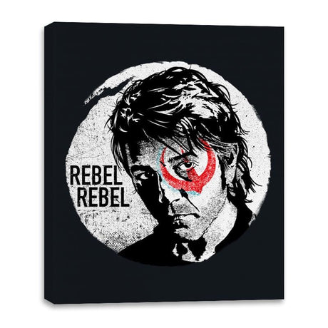 Rebel Agent - Canvas Wraps Canvas Wraps RIPT Apparel 16x20 / Black