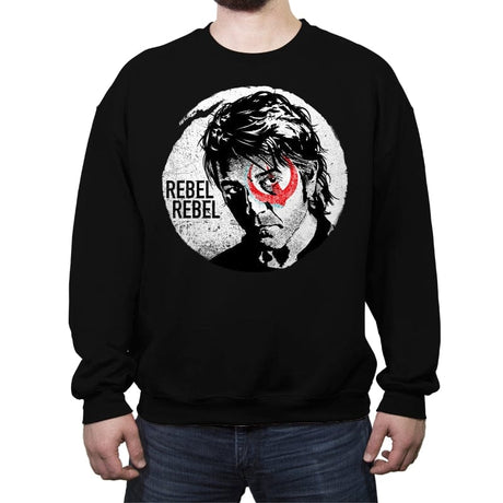 Rebel Agent - Crew Neck Sweatshirt Crew Neck Sweatshirt RIPT Apparel Small / Black