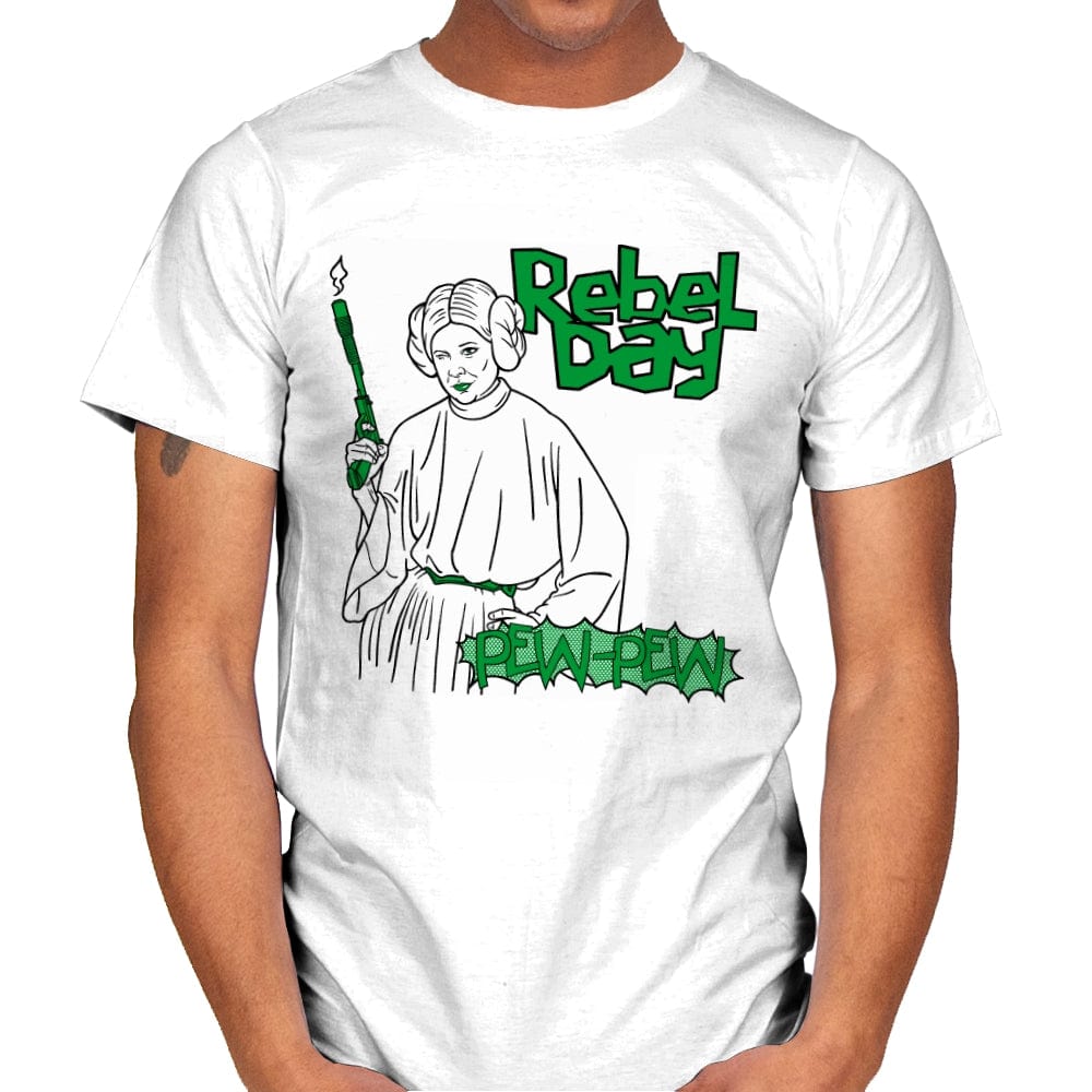 Rebel Day - Mens T-Shirts RIPT Apparel Small / White