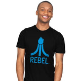 Rebel Gamer - Mens T-Shirts RIPT Apparel Small / Black