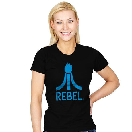 Rebel Gamer - Womens T-Shirts RIPT Apparel