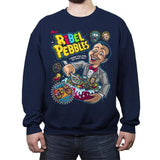 Rebel Pebbles - Crew Neck Sweatshirt Crew Neck Sweatshirt RIPT Apparel Small / Navy