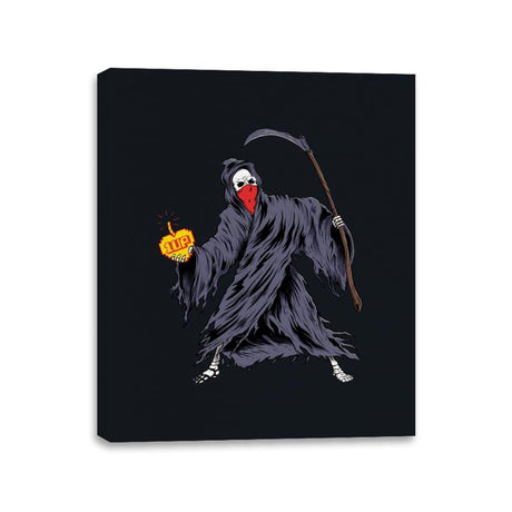 Rebel Reaper - Canvas Wraps Canvas Wraps RIPT Apparel 11x14 / Black