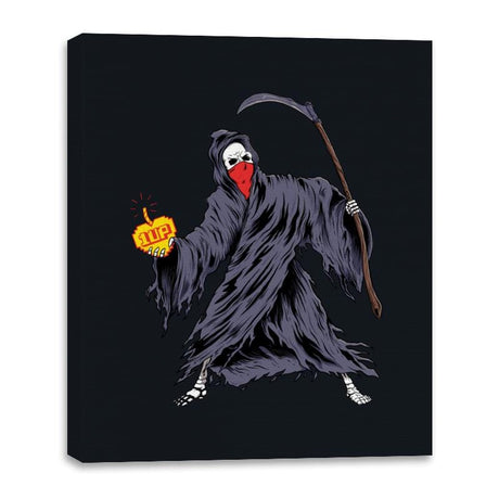 Rebel Reaper - Canvas Wraps Canvas Wraps RIPT Apparel 16x20 / Black