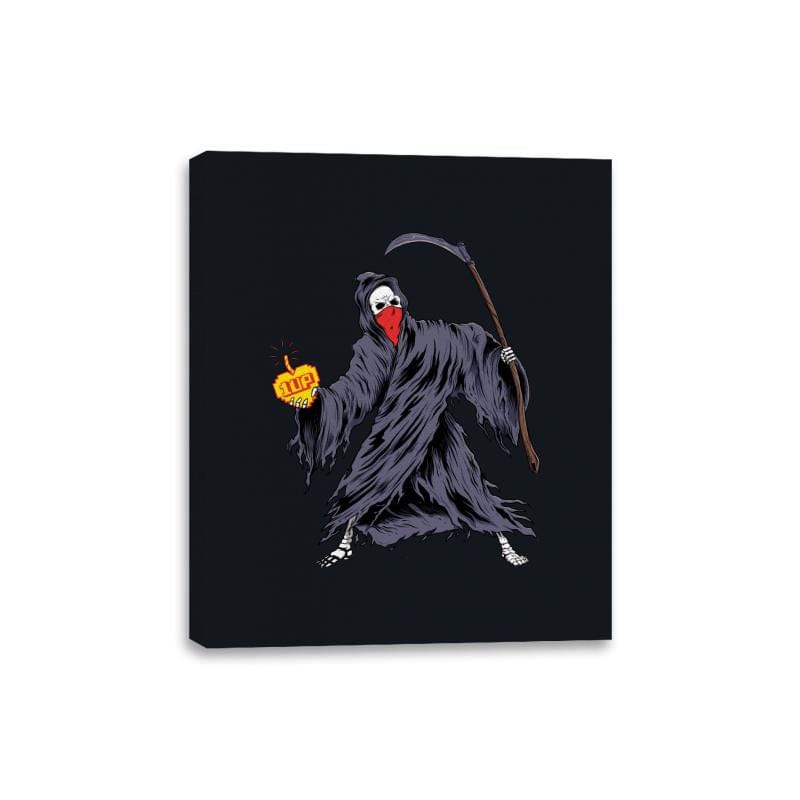 Rebel Reaper - Canvas Wraps Canvas Wraps RIPT Apparel 8x10 / Black