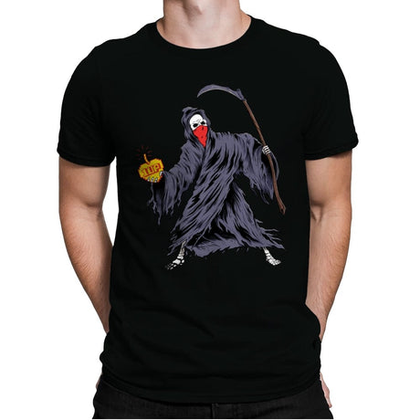 Rebel Reaper - Mens Premium T-Shirts RIPT Apparel Small / Black