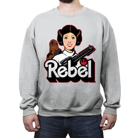 Rebel's Dreamhouse - Crew Neck Sweatshirt Crew Neck Sweatshirt RIPT Apparel Small / Sport Gray