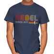 Rebel since 1977 - Shirt Club - Mens T-Shirts RIPT Apparel Small / Navy