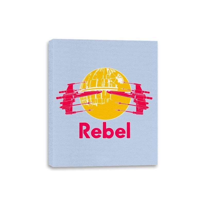RebelBull - Canvas Wraps Canvas Wraps RIPT Apparel 8x10 / Baby Blue