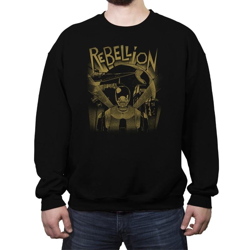 Rebellion - Crew Neck Sweatshirt Crew Neck Sweatshirt RIPT Apparel Small / Black