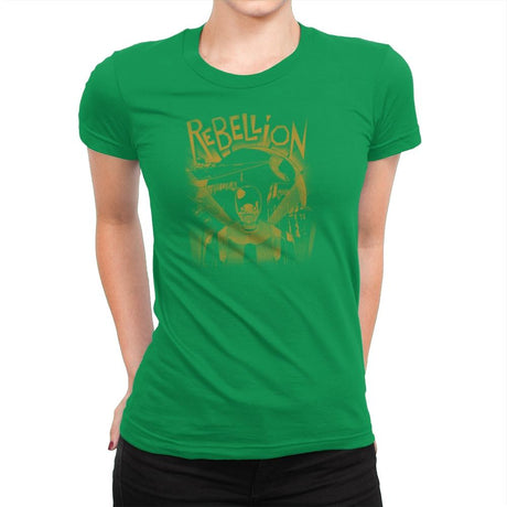 Rebellion Exclusive - Womens Premium T-Shirts RIPT Apparel Small / Kelly Green