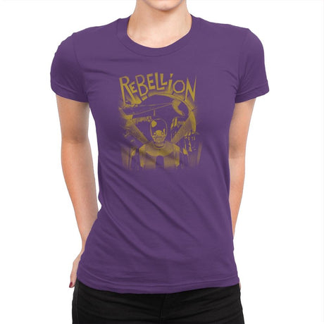 Rebellion Exclusive - Womens Premium T-Shirts RIPT Apparel Small / Purple Rush