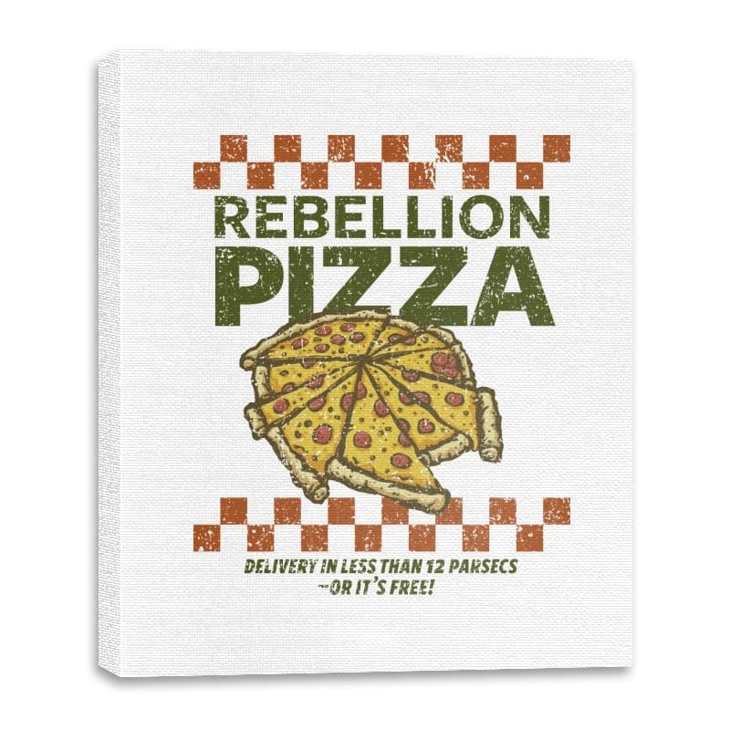Rebellion Pizza - Canvas Wraps Canvas Wraps RIPT Apparel 16x20 / White