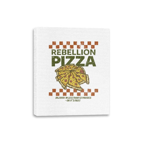 Rebellion Pizza - Canvas Wraps Canvas Wraps RIPT Apparel 8x10 / White