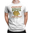 Rebellion Pizza - Mens Premium T-Shirts RIPT Apparel Small / White