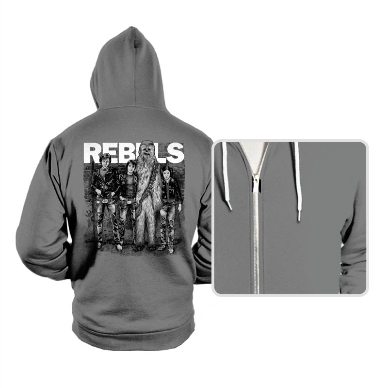 Rebels - Hoodies Hoodies RIPT Apparel Small / Athletic Heather