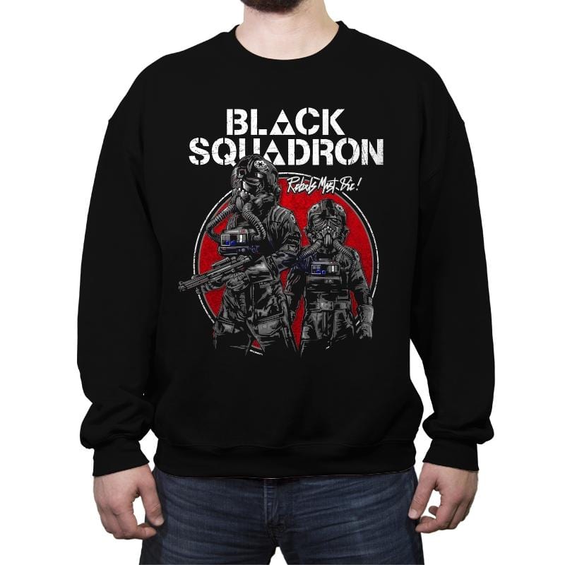 Rebels Must Die - Crew Neck Sweatshirt Crew Neck Sweatshirt RIPT Apparel Small / Black