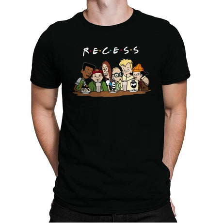 Recess Forever - Mens Premium T-Shirts RIPT Apparel Small / Black
