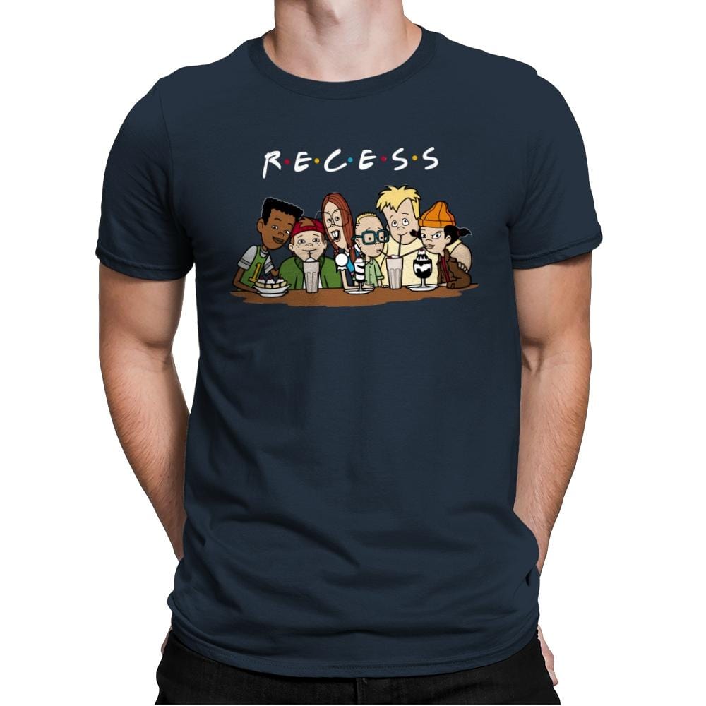 Recess Forever - Mens Premium T-Shirts RIPT Apparel Small / Indigo
