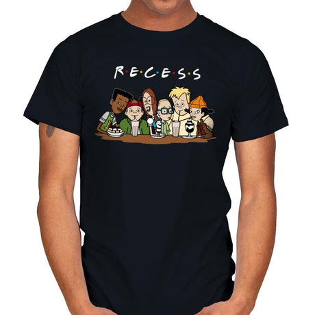 Recess Forever - Mens T-Shirts RIPT Apparel Small / Black