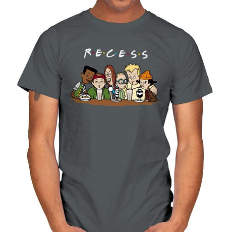Recess Forever - Mens T-Shirts RIPT Apparel Small / Charcoal