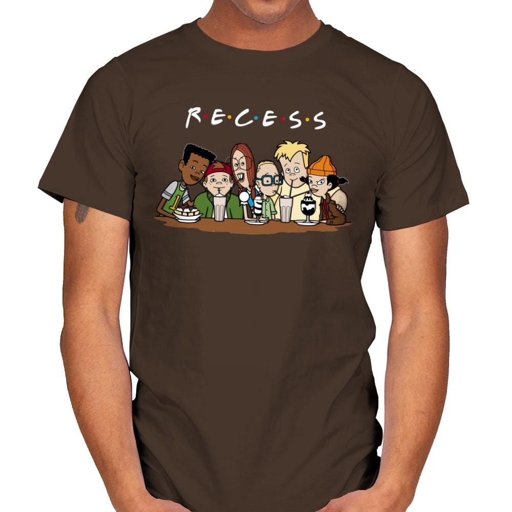 Recess Forever - Mens T-Shirts RIPT Apparel Small / Dark Chocolate