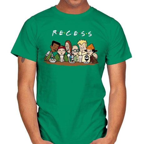 Recess Forever - Mens T-Shirts RIPT Apparel Small / Kelly Green