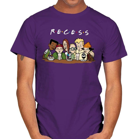 Recess Forever - Mens T-Shirts RIPT Apparel Small / Purple
