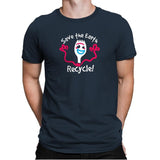 Recycle  - Mens Premium T-Shirts RIPT Apparel Small / Indigo