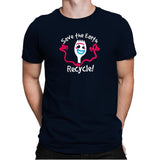 Recycle  - Mens Premium T-Shirts RIPT Apparel Small / Midnight Navy