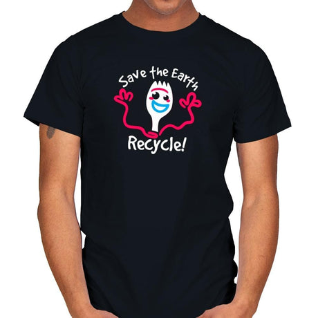 Recycle  - Mens T-Shirts RIPT Apparel Small / Black