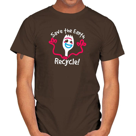 Recycle  - Mens T-Shirts RIPT Apparel Small / Dark Chocolate