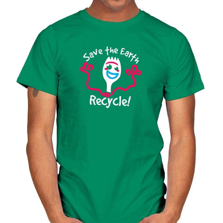 Recycle  - Mens T-Shirts RIPT Apparel Small / Kelly Green
