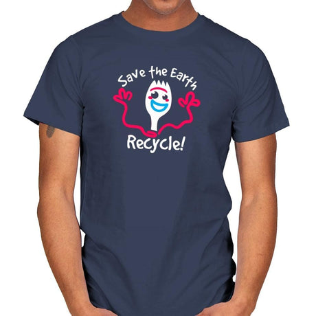 Recycle  - Mens T-Shirts RIPT Apparel Small / Navy